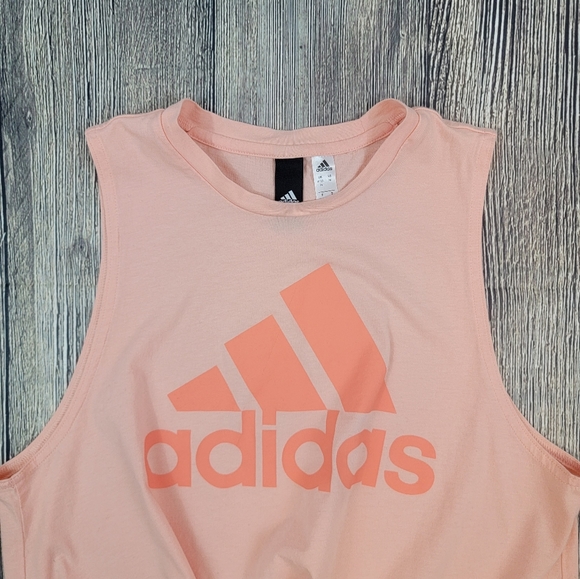 Adidas Knotted Front Tank Top - Picture 2 of 10